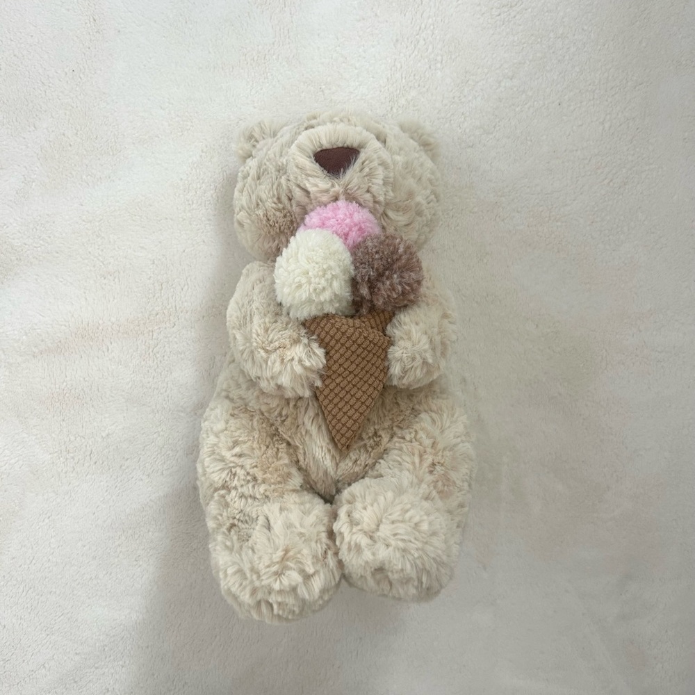 Oatis Bear with Ice Cream Jellycat Bartholomew - Picture 2 of 7
